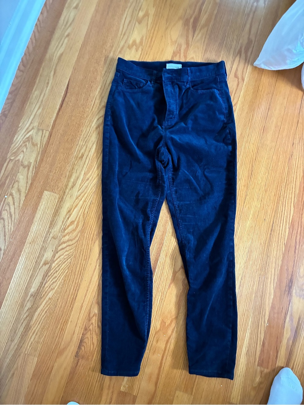 Loft Dark Navy Corduroy Slim Pants size 10/30